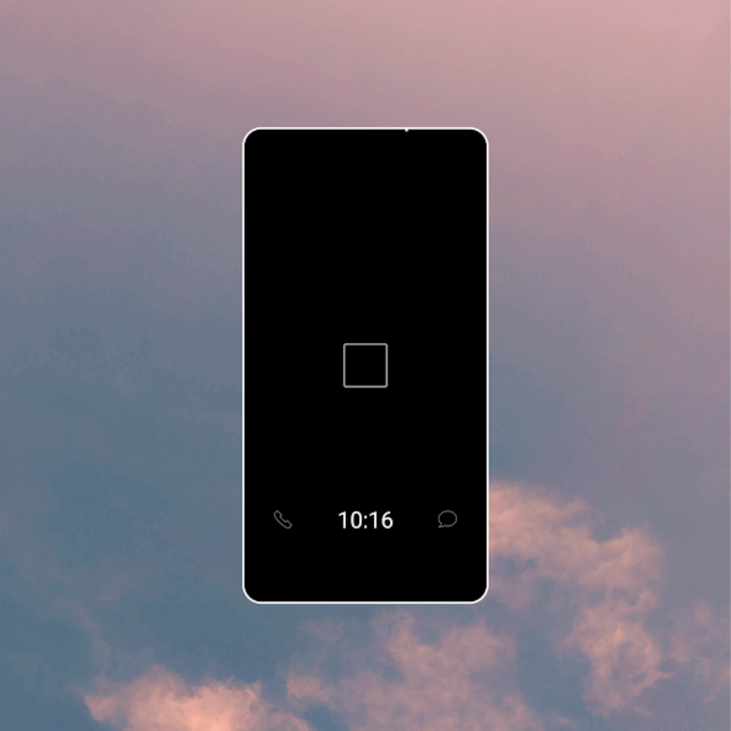 Minimalistisk Hjem skjerm app