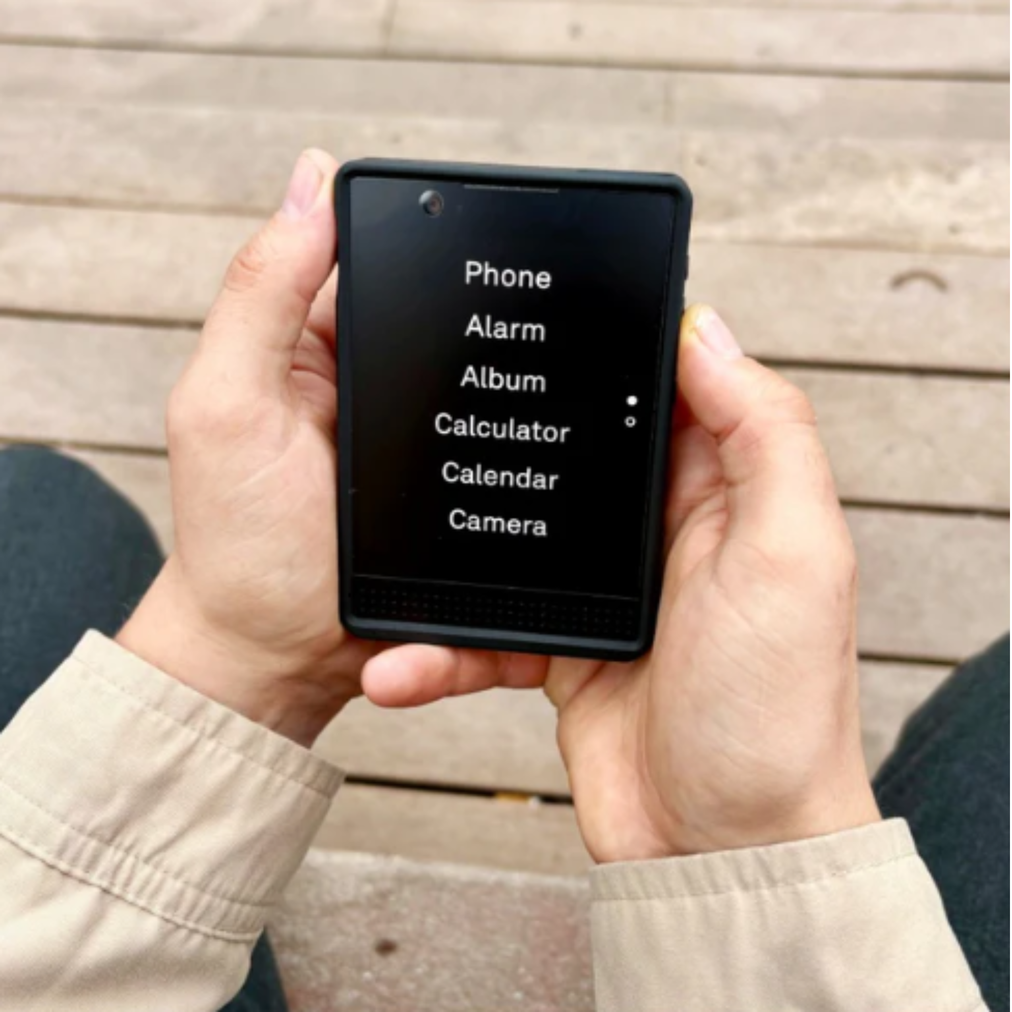 Light Phone 3 - Deksel med kortholder