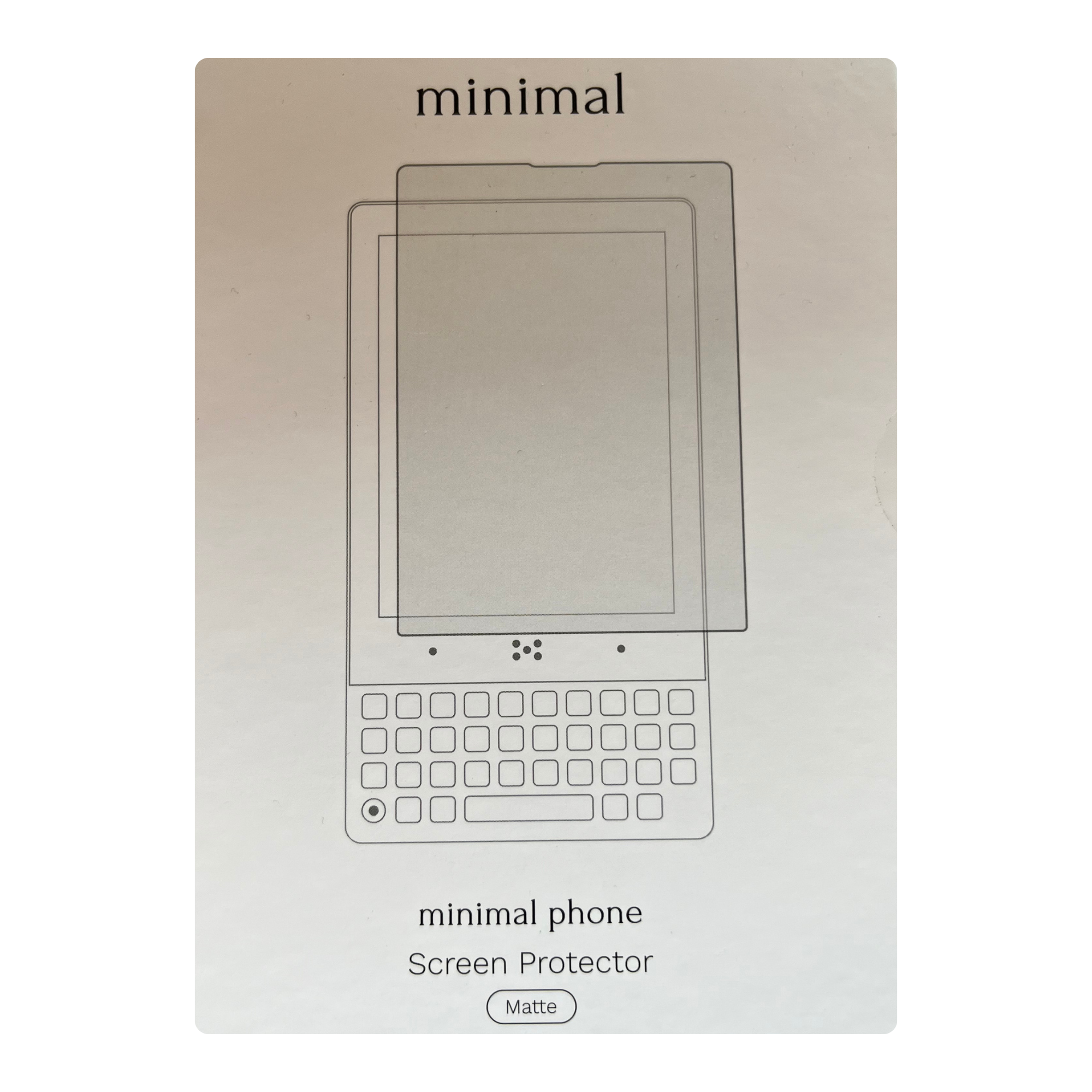 Minimal Phone Skjermbeskytter